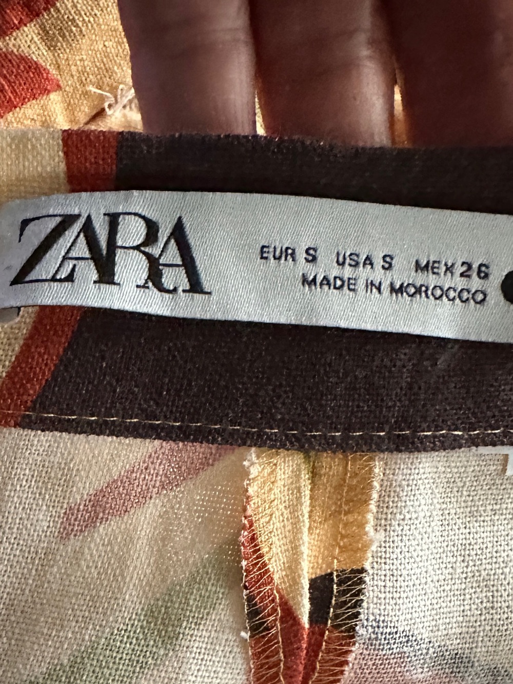 Zara Multicolor Tropical Ruffle Two-Piece Set Size S - Picture 15 of 16